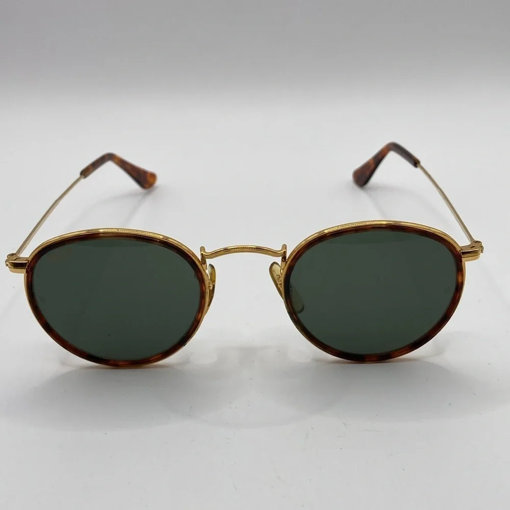 Vintage Ray Ban W1675 Classic Metals Sunglasses Tortoise Shell